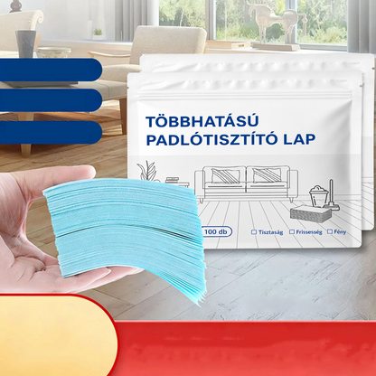 FFBSI® 100 db-os Vízben Oldódó Padlótisztító Lapok | Koncentrált Formula a Ragyogóan Tiszta Padlóért